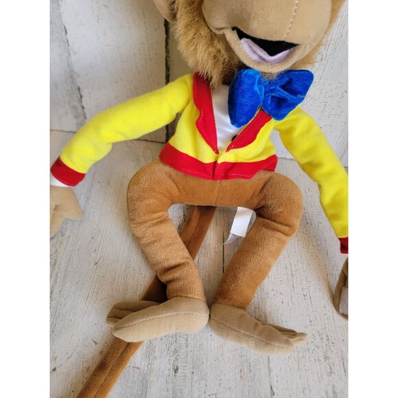 Peek a boo monkey vintage style Plush stuffed animal suit bowtie - Picture 3 of 10